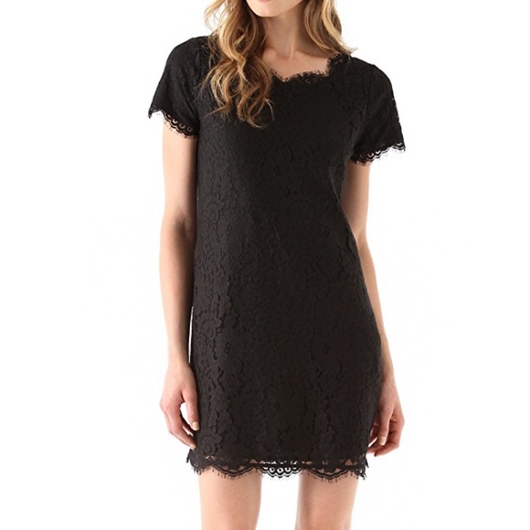 Joie Dresses & Skirts - Joie Lace Dress Black Caviar